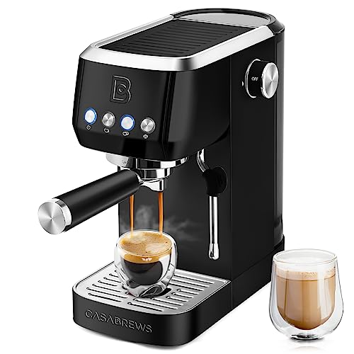 CASABREWS Espresso Machine 20 Bar Professional Espresso Coffee Machine with Steam Milk Frother
