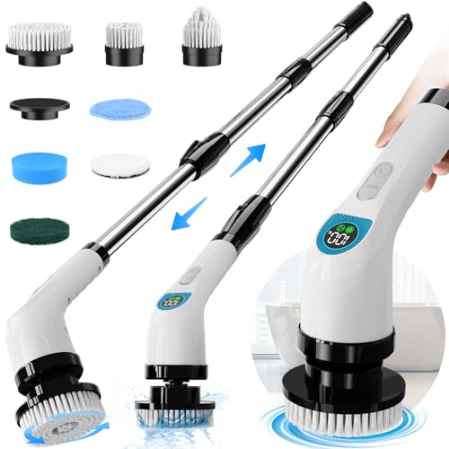 Electric Spin Scrubber Cordless Cleaning Brush